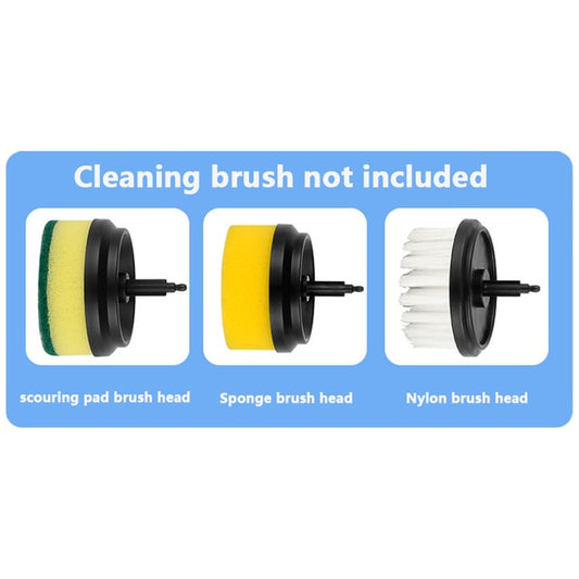 Multifunctional Electric Cleaning Brush With 3 Heads
